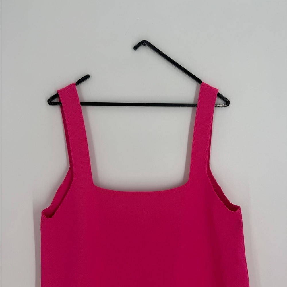 Zara Pink Square Neck Vintage Inspired Mini Dress